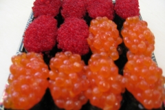 Ikura and Tobiko